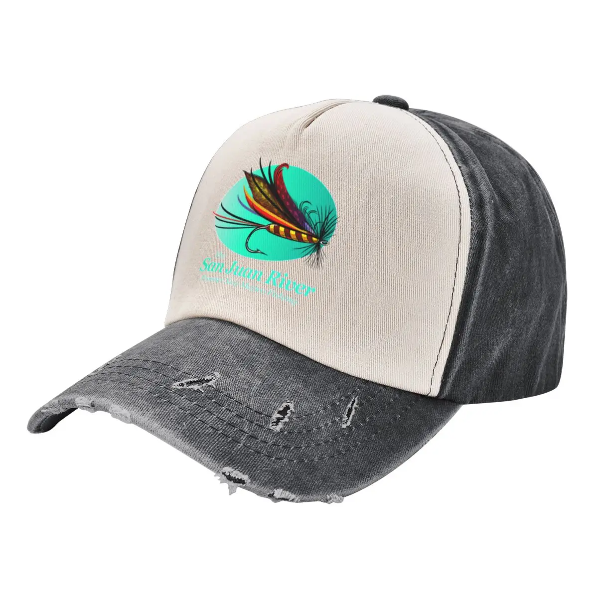 San Juan River Fly Fishing (FSH) Baseball Cap Military Tactical Cap Rave Caps For Women Men's