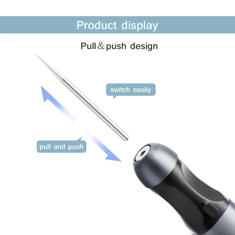 Qianmovies-Stylo de polissage électrique intelligent iHandy DM360-K, propositions de meulage sans fil intelligentes, stylet de charge de démontage