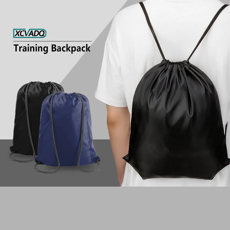 

1 шт. рюкзак на шнурке, объемная спортивная сумка для спортзала, полиэстеровая сумка на шнурке для мужчин, женщин и детей
