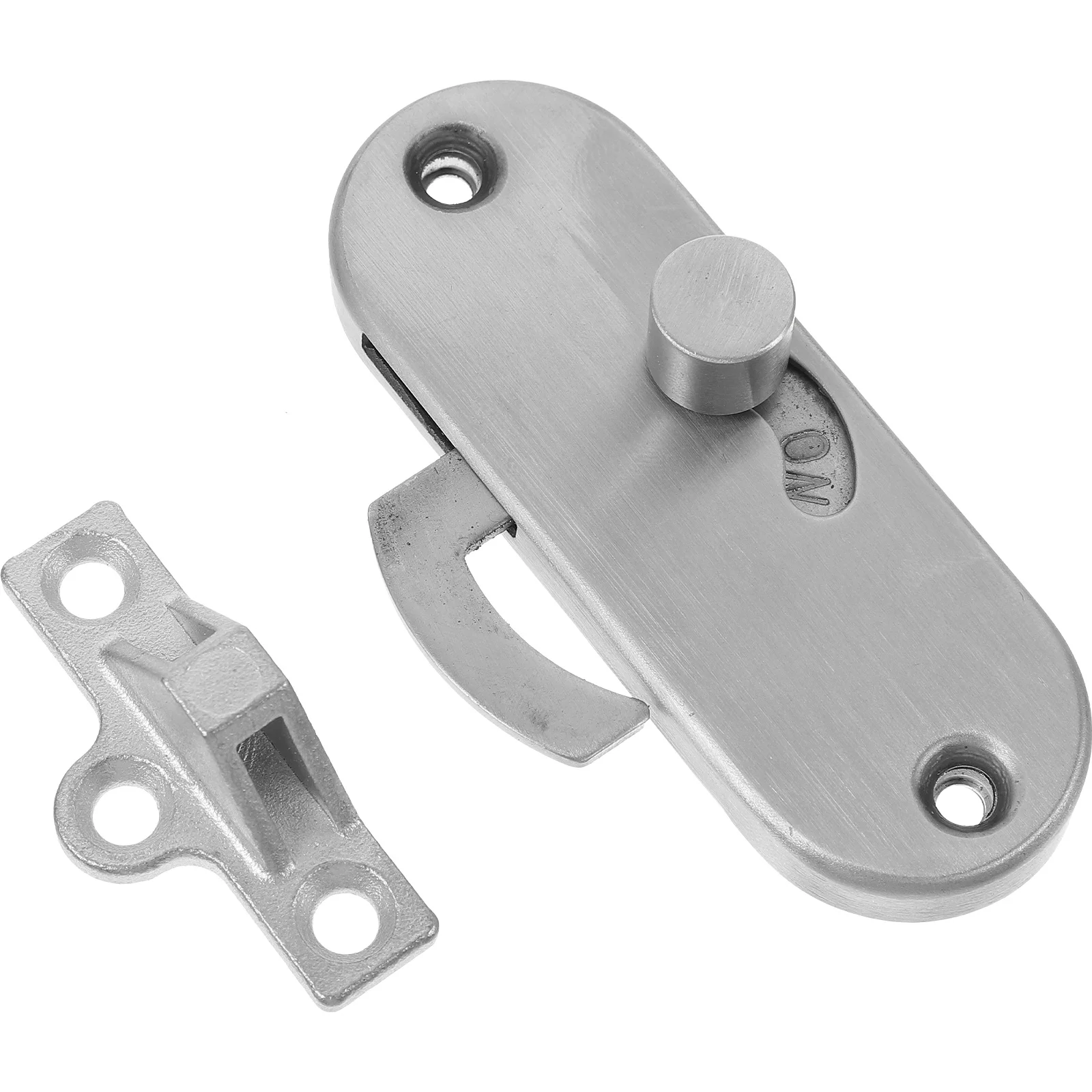 

Gate Lock Sliding Door Latch for Wooden Fence 90 Degree Moving Barn Latches Hook Locks Hasp