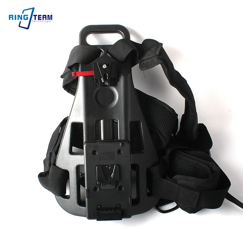 حقيبة ظهر للبث المباشر لنقل الصور مخرج سحابة T80/T20 جهاز تشفير البث المباشر المحمول على شكل حرف V سترة ظهر للبطارية