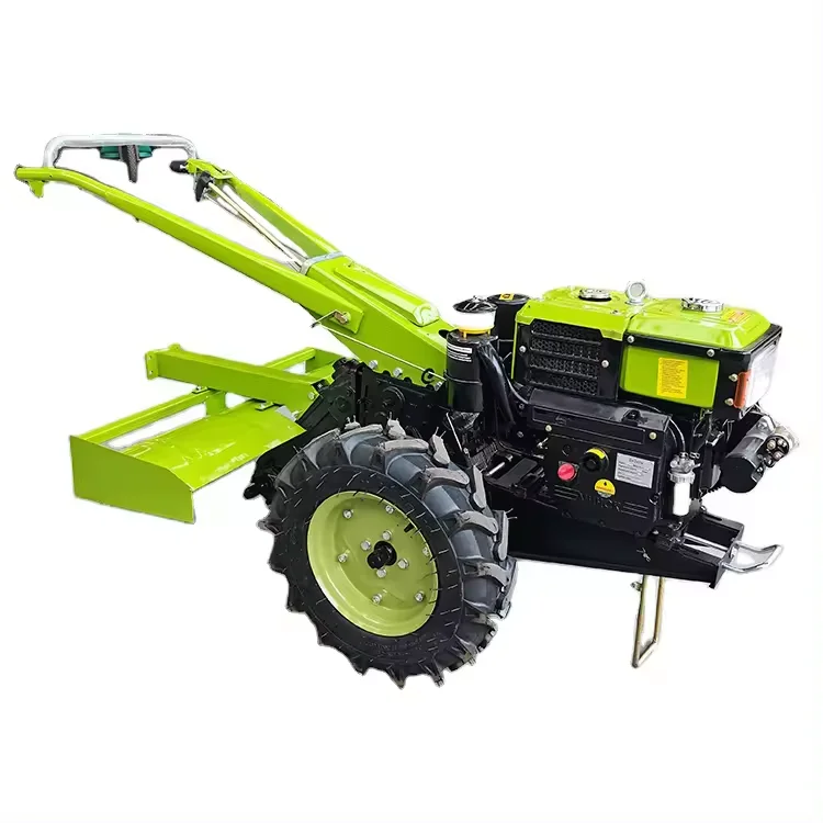 for 7hp Gasoline Mini Wheel Tractor Cultivator For Cutting Rice