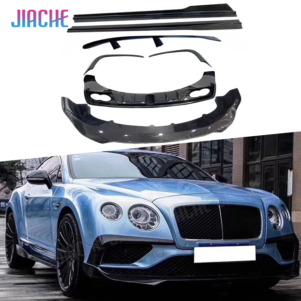 

Car Body Kits for Bentley Continental GT 2015-2017 Carbon Fiber Front Lip Rear Diffuser Splitters Side Skirts Rear Spoiler FRP