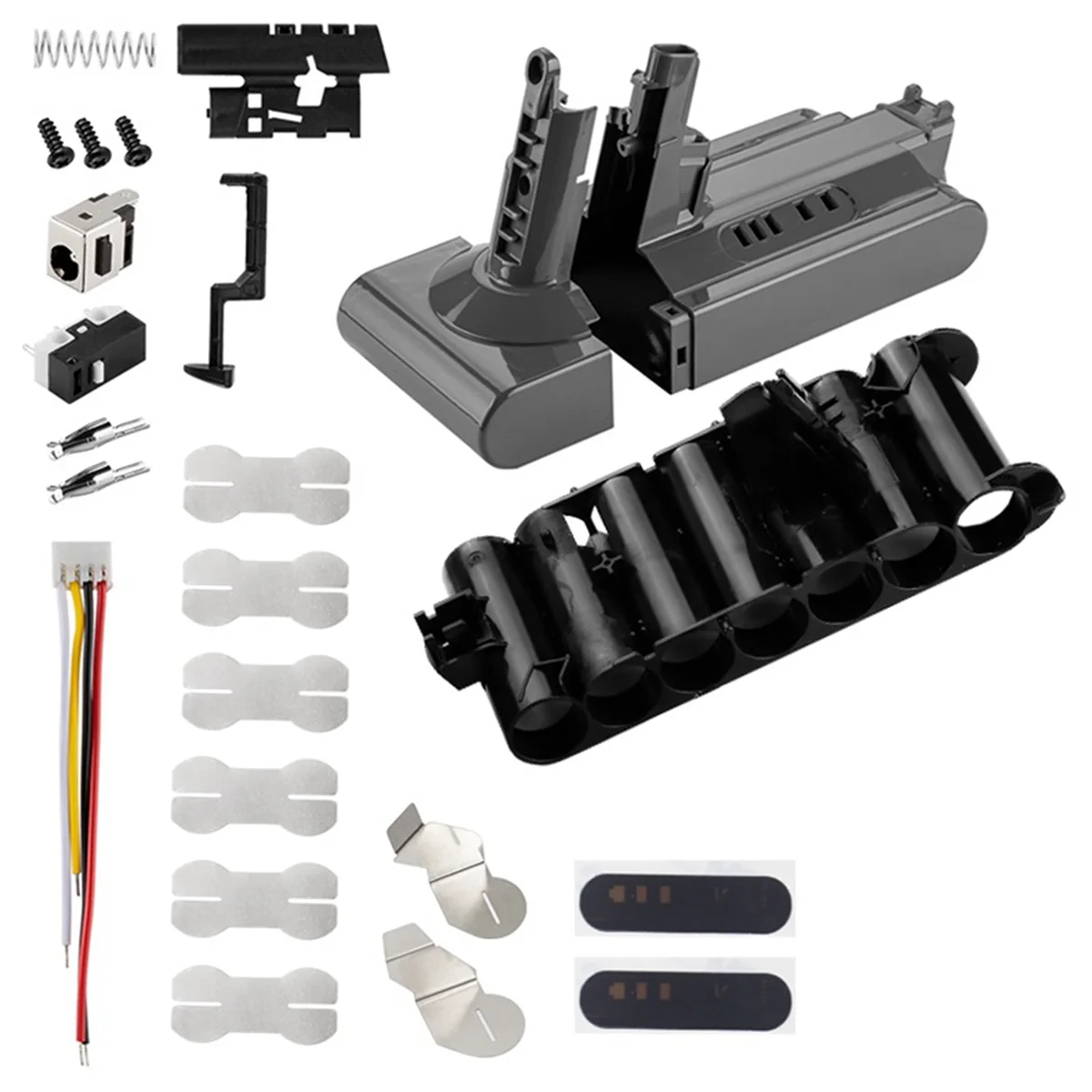 L65A V10 аккумулятор пластиковый корпус зарядная плата PCB для пылесоса Dyson V10 25,2 В Absolute SV12 пушистая