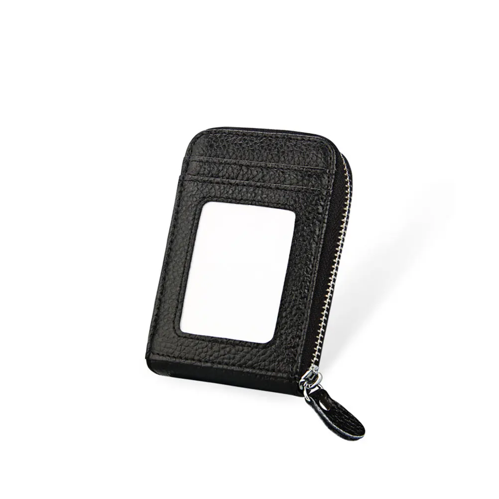 

2pcs Windproof Card Holder Wallets for Women Men Credit Case Cowhide Multi-card Slots Organiser Gifts Slim Compact