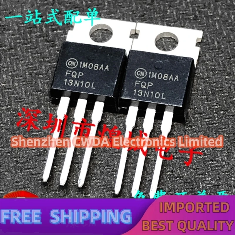 10PCS-20PCS  FQP13N10L  TO-220 MOS 100V 12.8A  In Stock Can Be Purchased