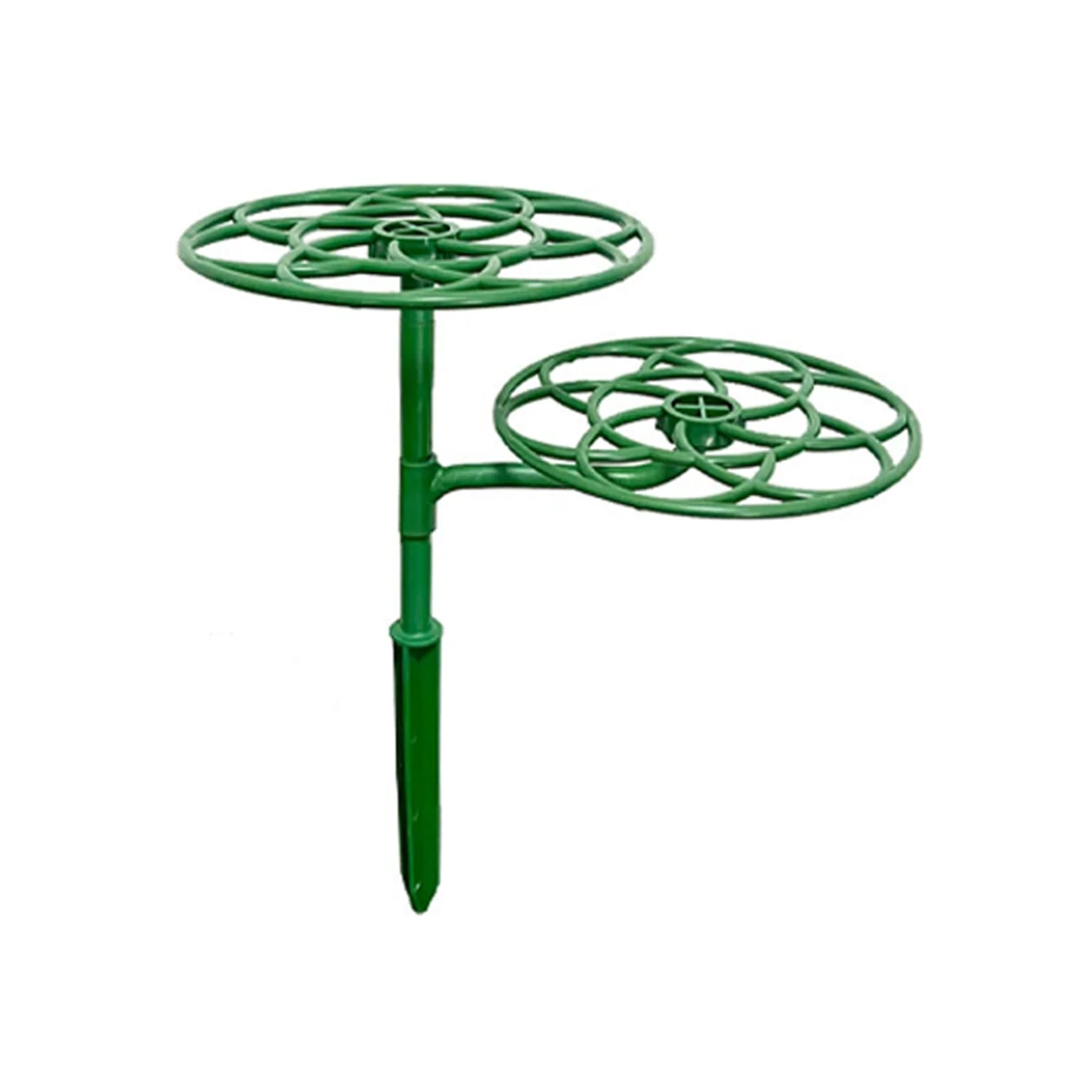 HHTL Juego de 2 soportes para flores de girasol, soporte para plantas de dos capas para escalar y injertar