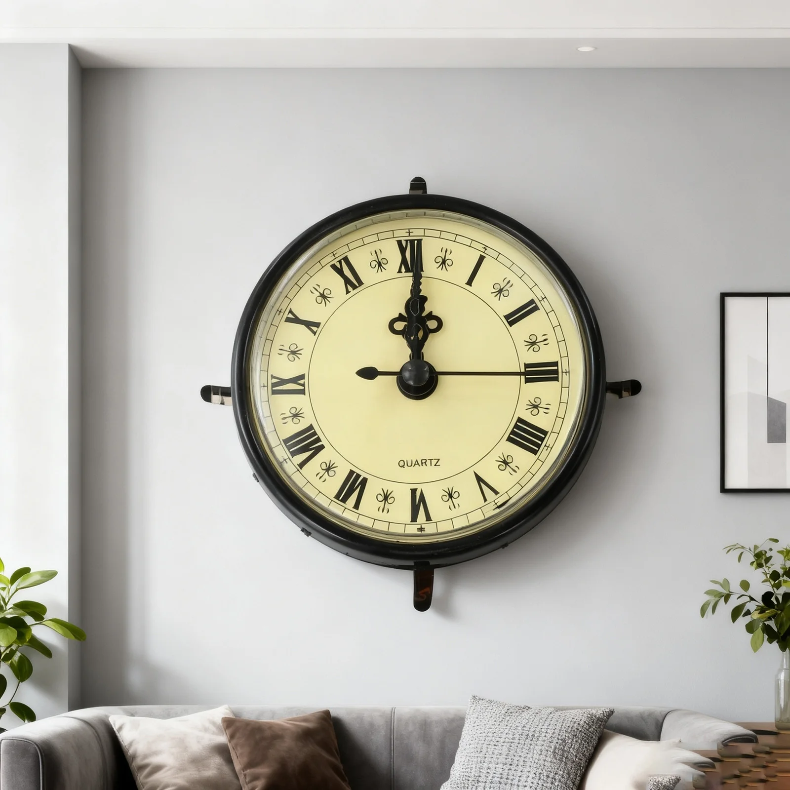 80MM Quartz Movement Insert with Roman Numerals Essential for Custom Clock Projects and Creative Home Decoration