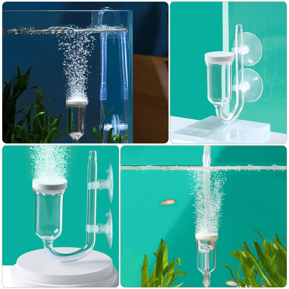 1Set Fish Tank Oxygen Pump Fine Bubble Maker for Aquarium Aeration and Hydroponic Systems Air Refiner Bubbler
