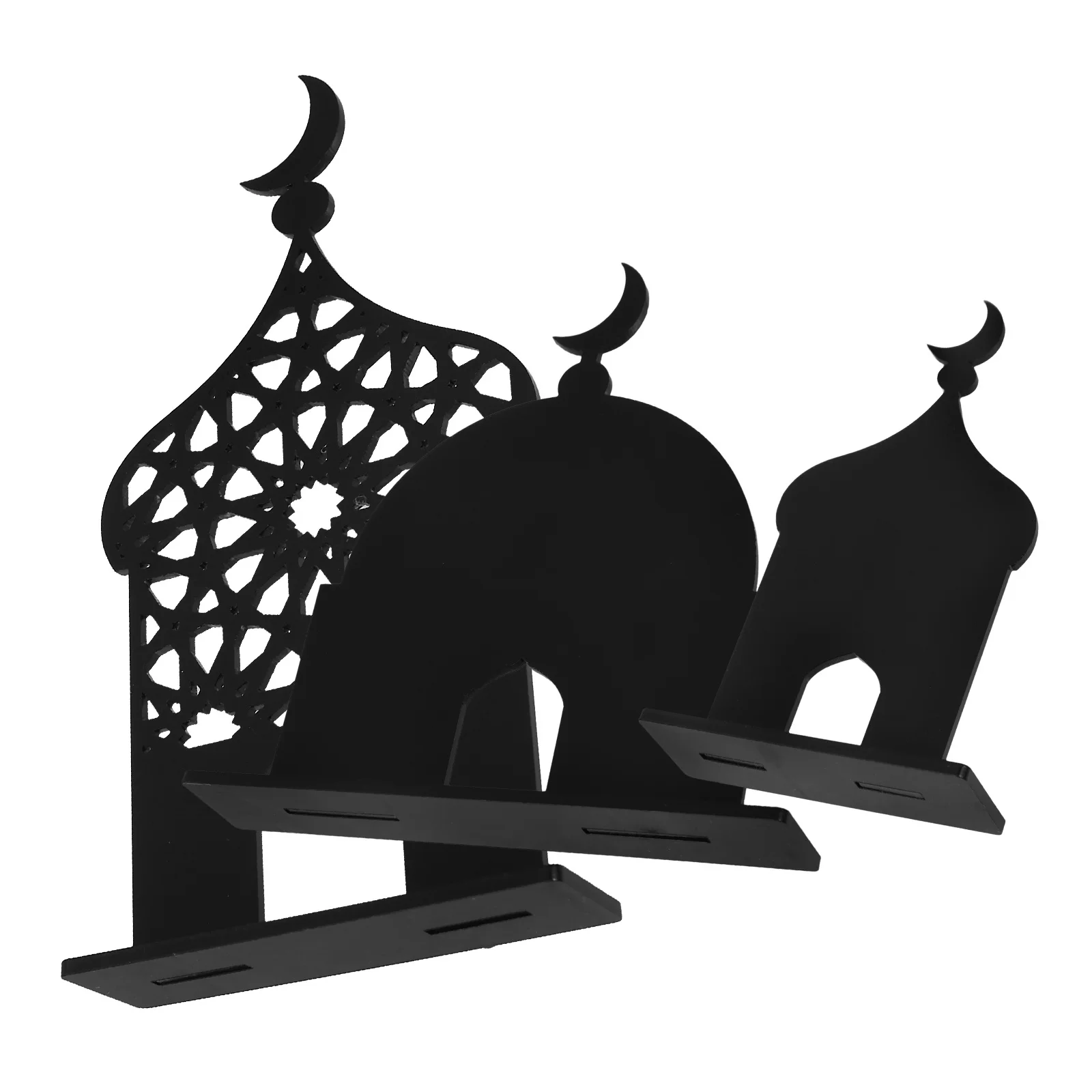 

Acrylic Eid Mubarak Table Sign Ramadan Decorations Islamic Home Decor Middle Eastern Table Decor for Festival Party Supplies