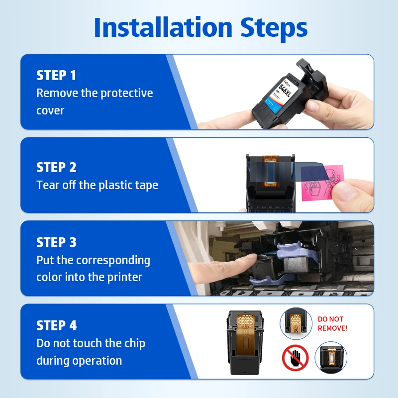 CRTBOTW PG545 CL546 XL Ink cartridges Replacement for Canon PG-545 pg 545 CL 546 black color IP2850 MX495 MG2950 MG255 printer