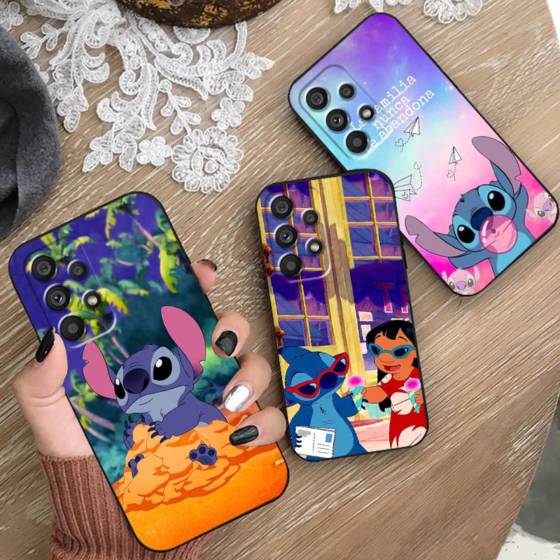 Stitch Abomination Monster For Samsung A53 A52 A33 A32 A51 A71 A21S A13 A73 A50 A22 A23 A03 A72 A54 A12 5G Black Soft