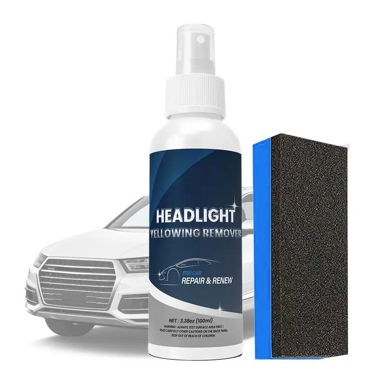 

Cloudy Headlight Restoration Headlight Repair Polish Cleaner Restore And Repair Dull Yellow Headlights Remove Scratches And Haze