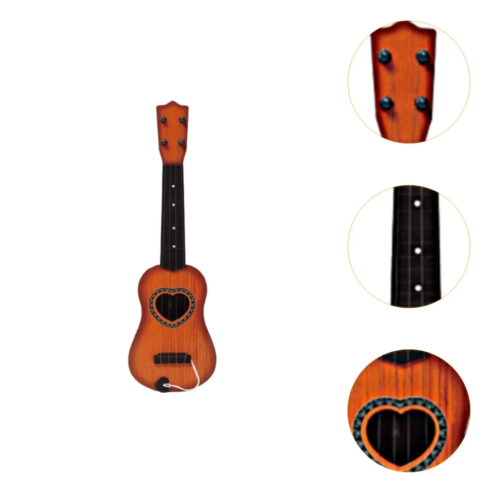 Kids Toy Ukulele Instrument Toy Early Learning Developmental 4 String Mini Children Guitar Educational for Child Toddlers