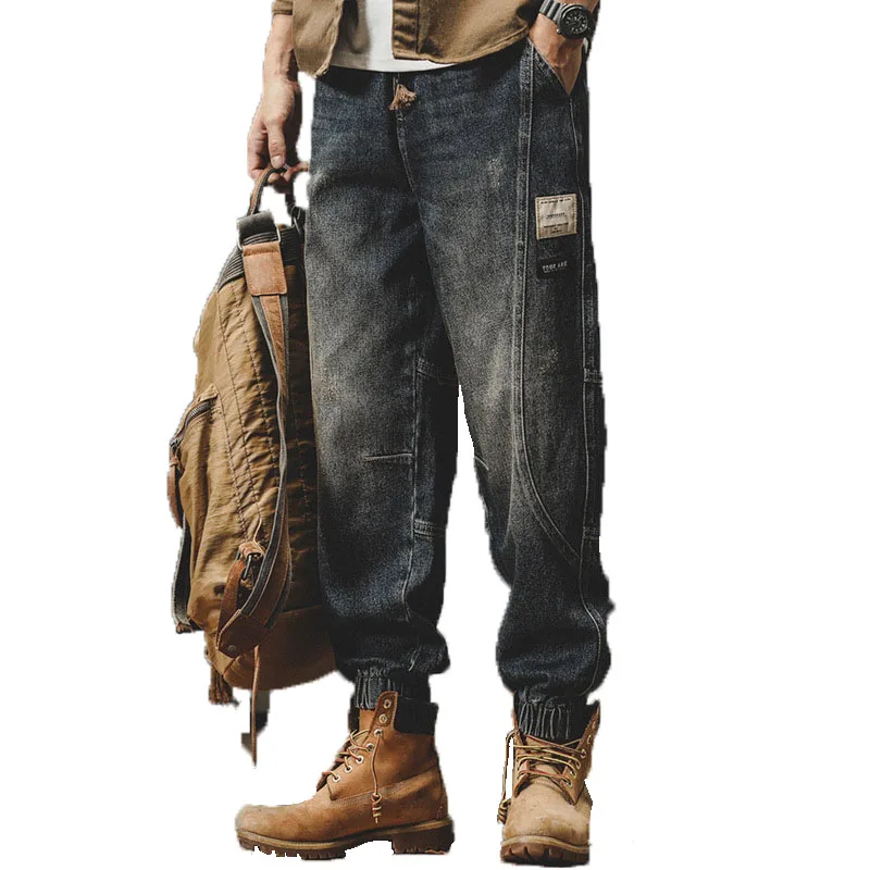 

Autumn Vintage Men's Black Jeans Workwear Pants Baggy Jeans Oversized Jeans Wide Leg Pants Casual Pants