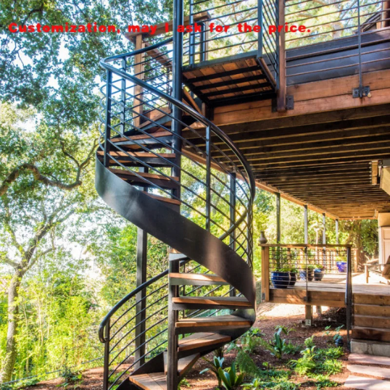 

на заказ. Красивая белая спиральная лестница с атмосферным светом