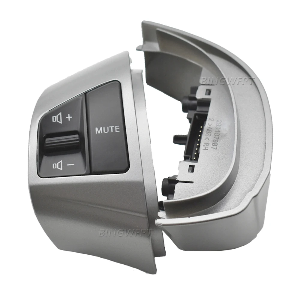 (Two colors available)Car Modified Multi Functional Steering Wheel Switch 6Keys Button For Hyundai Elantra HD 2008 2009 2010