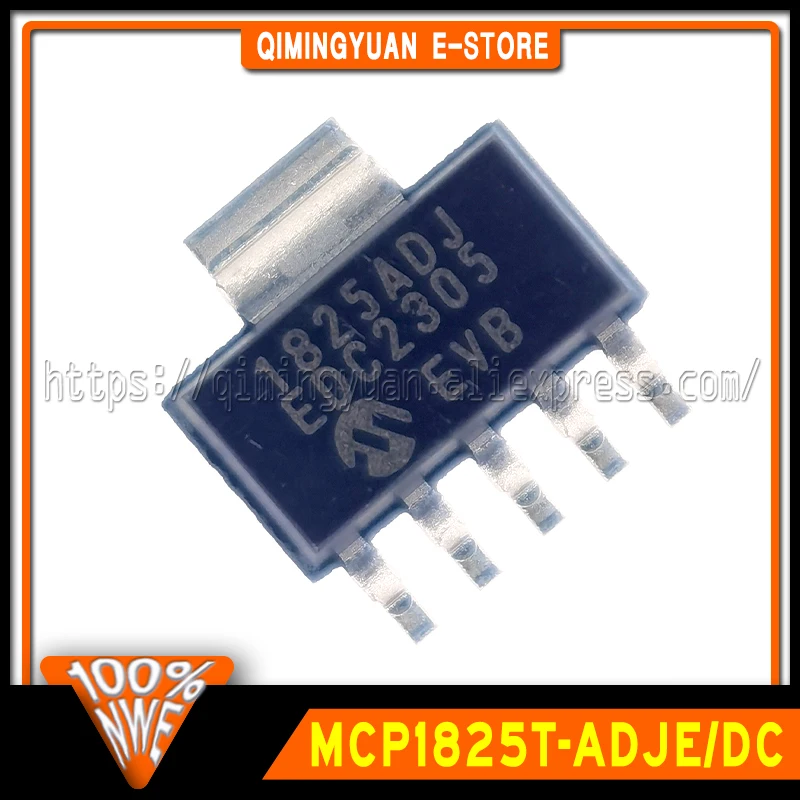 10pcs~50pcs/LOT MCP1825T-ADJE/DC MCP1825T-ADJE 1825ADJ SOT223-5 New Original