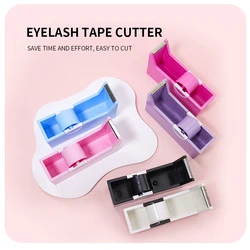 ANNAFRIS 1Pc Tape Holder Cutter Dispenser Organizer Plastic Rotating Tape Portable Cutting Tools for Eyelash Extension Makeup