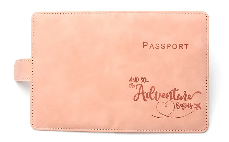 Couvertures de passeport de voyage RFID, clip de billet d'avion, porte-carte d'identité, portefeuille, accessoires de voyage