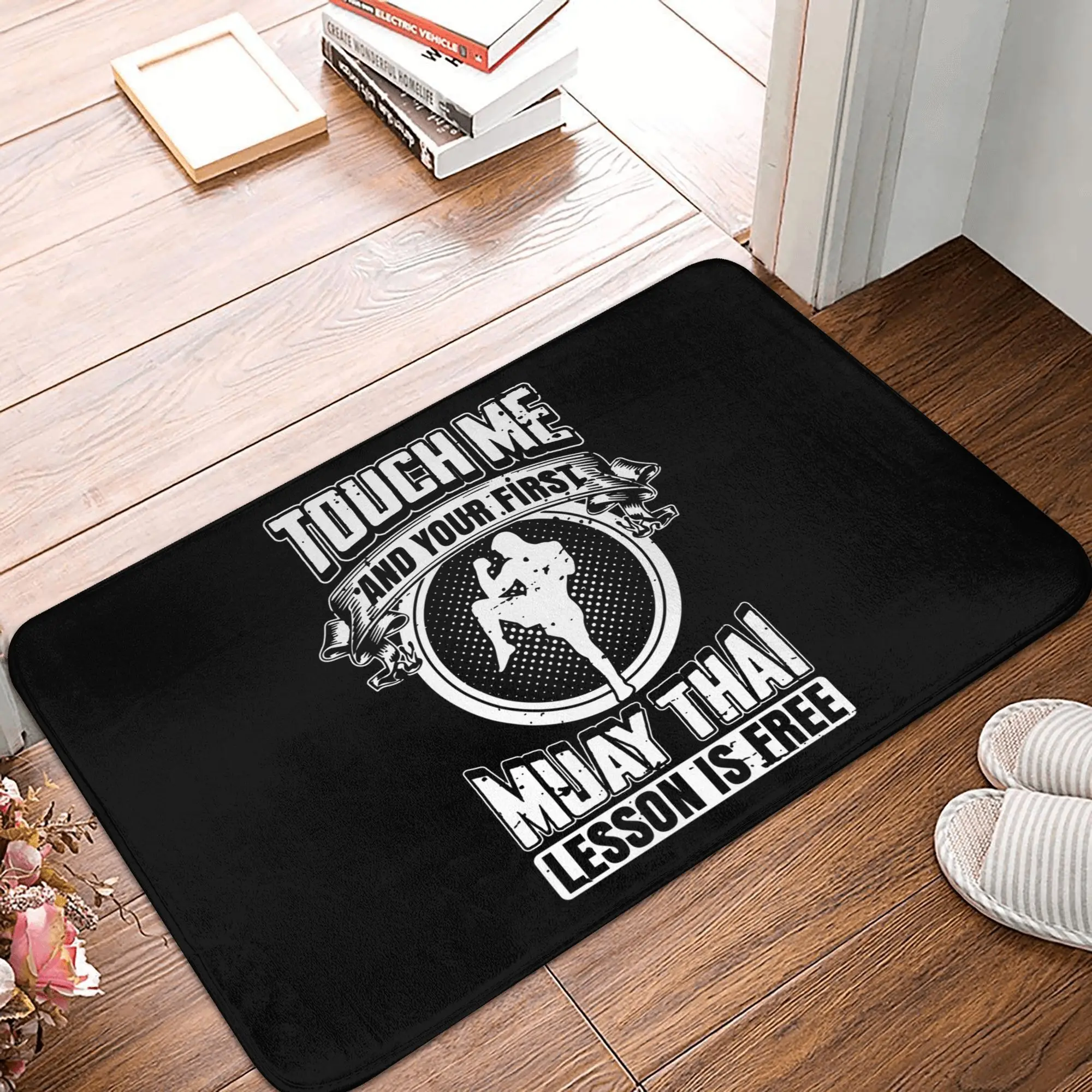 

Muay Thai Doormat Anti-Slip Entrance Bathroom Kitchen Door Floor Mats Thailand Martial Bedroom Balcony Carpet Rug