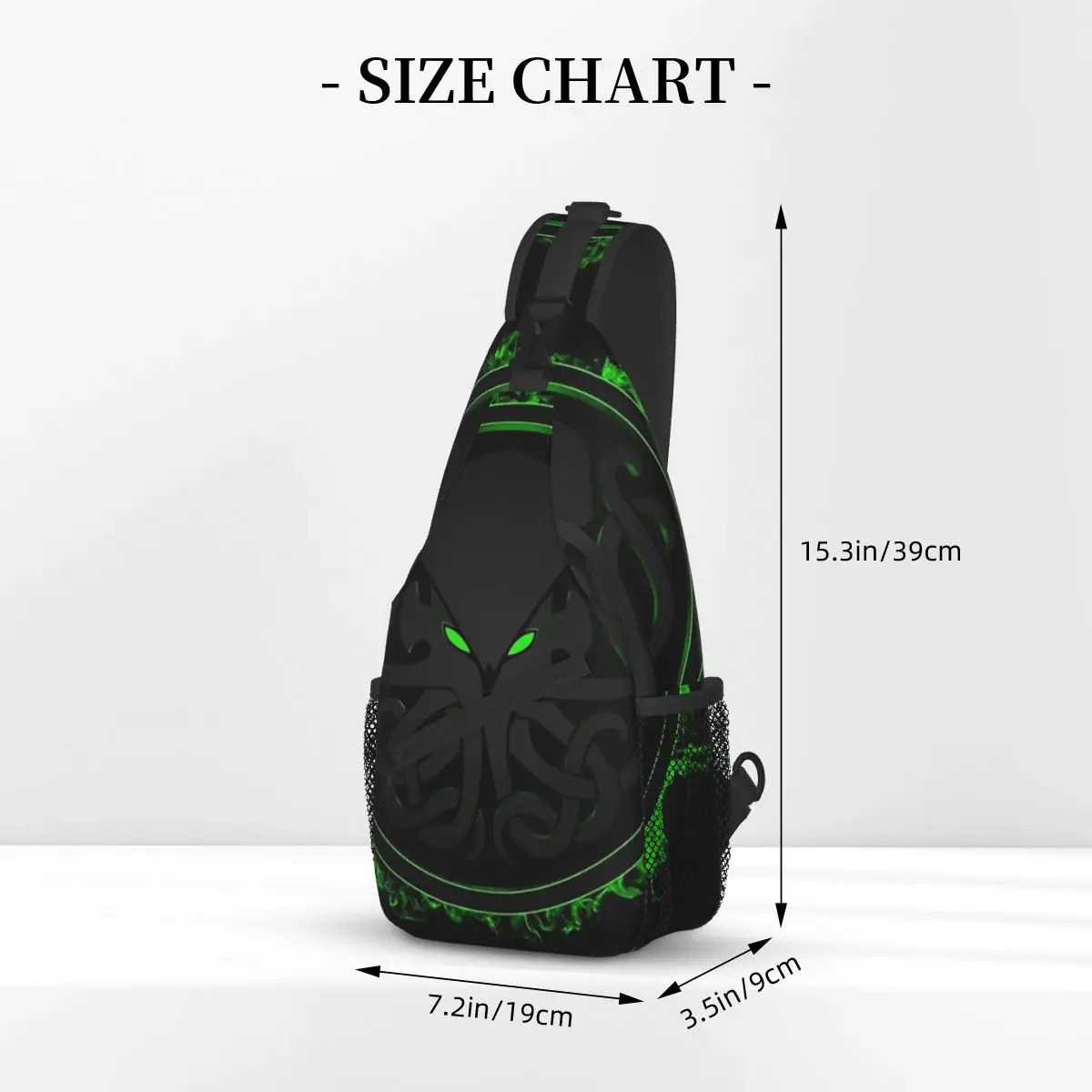 Mythos Crossbody Chest Bags The Call of Cthulhu Pockets Travel Pack Messenger Sports Teens Shoulder Bag Unisex