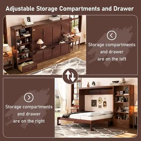 8 best sales मर्फी दीवार बिस्तर - №2