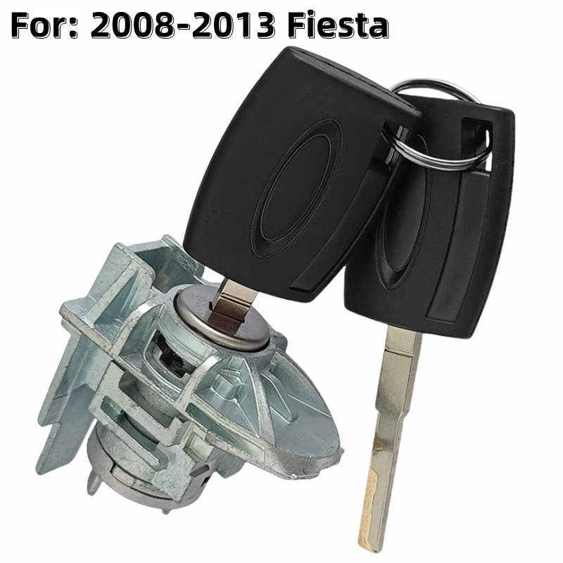 

Car Front Left Door Lock Cylinder For Ford 2008-2013 Fiesta Auto Door Lock Core Barrel With 2Pcs Key