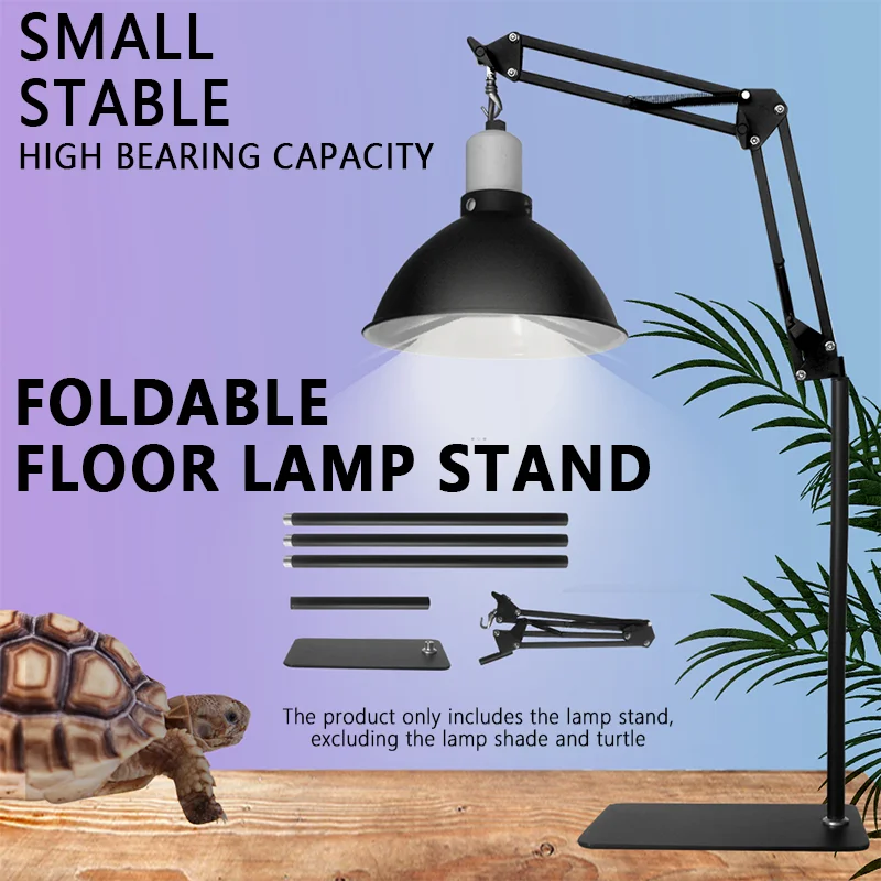 

Adjustable Reptile Lamp Stand Flexible Arm Bracket Turtle Heat Lamp Holder Tortoise Basking Light Amphibians Lighting Supplies
