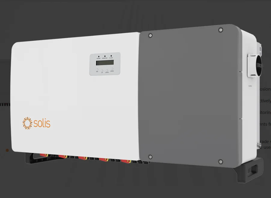 Solis 5G Grid Tied Solar Power Inverter 30KW 40KW 50KW 100KW 3Phase  Tie  Panel  Without Battery