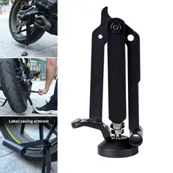 Stable Motorcycle Lifting Support Frame - Portable Folding Crane Frame With Upgraded Armrest For Energy Saving N8p4