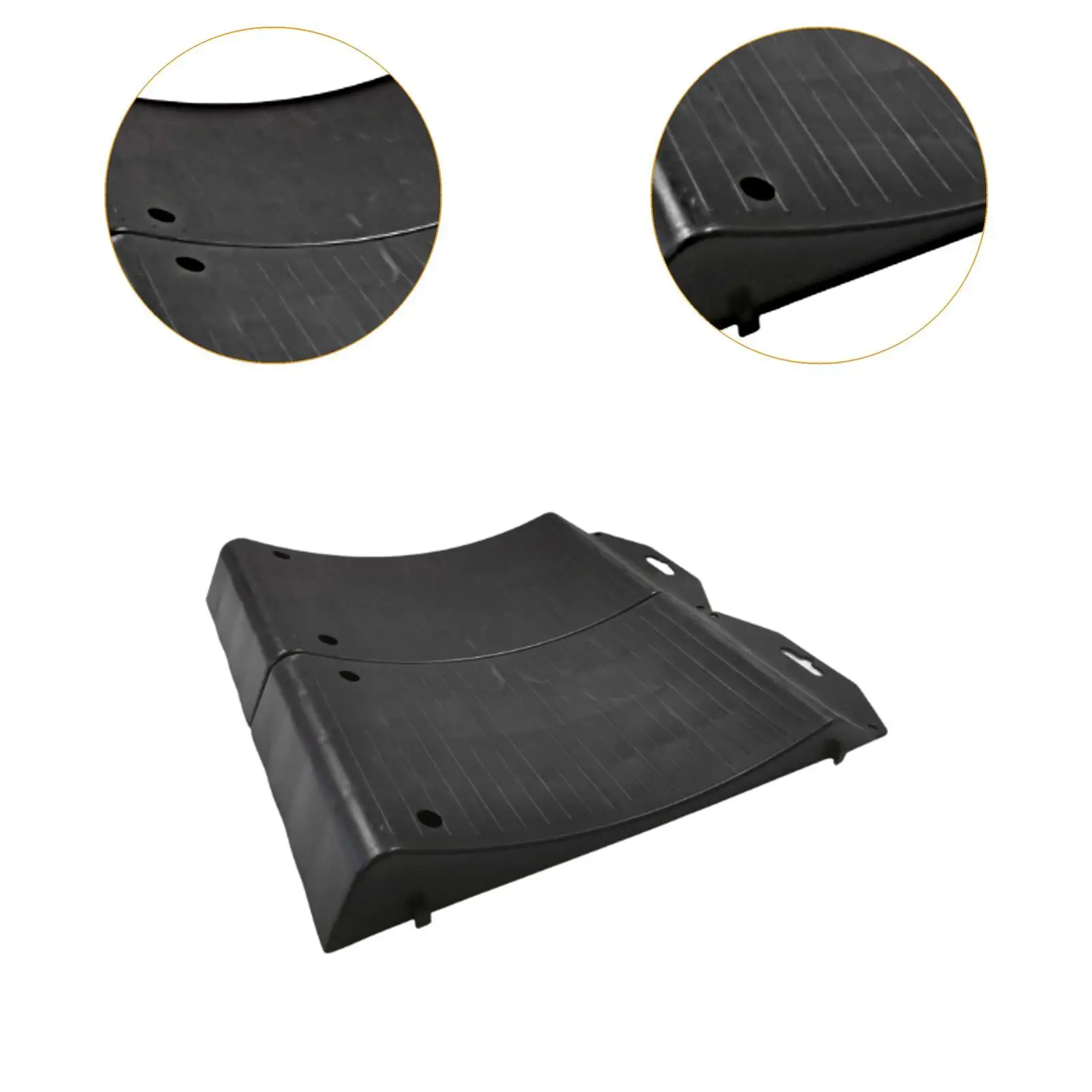 Curved Trailer Tire Ramp Easy to Install Sturdy Smart Design RV Tire Changing Ramp for SUV Truck Trailer Motorhomes Vehicle