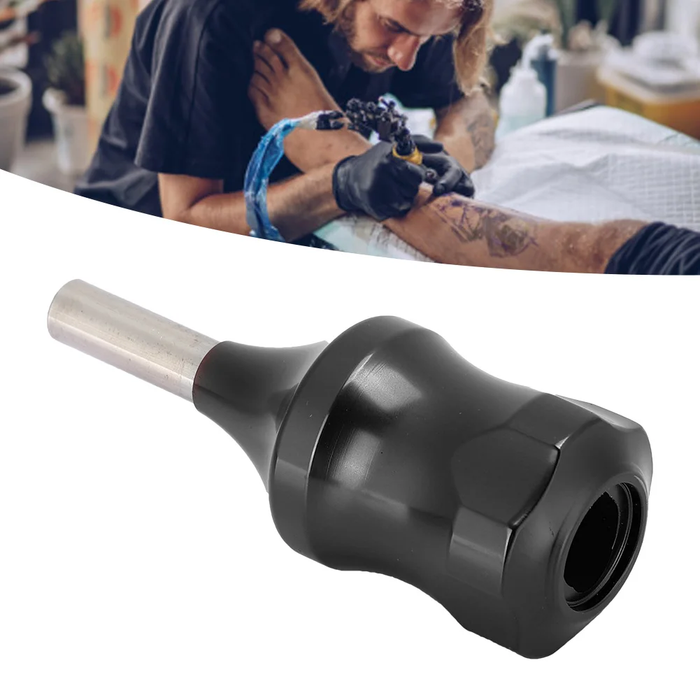 Professionale 30mm regolabile in lega di alluminio Tattoo Grip lega antiscivolo nero Tattoo Gun Machine Handle Tools principianti Suppies