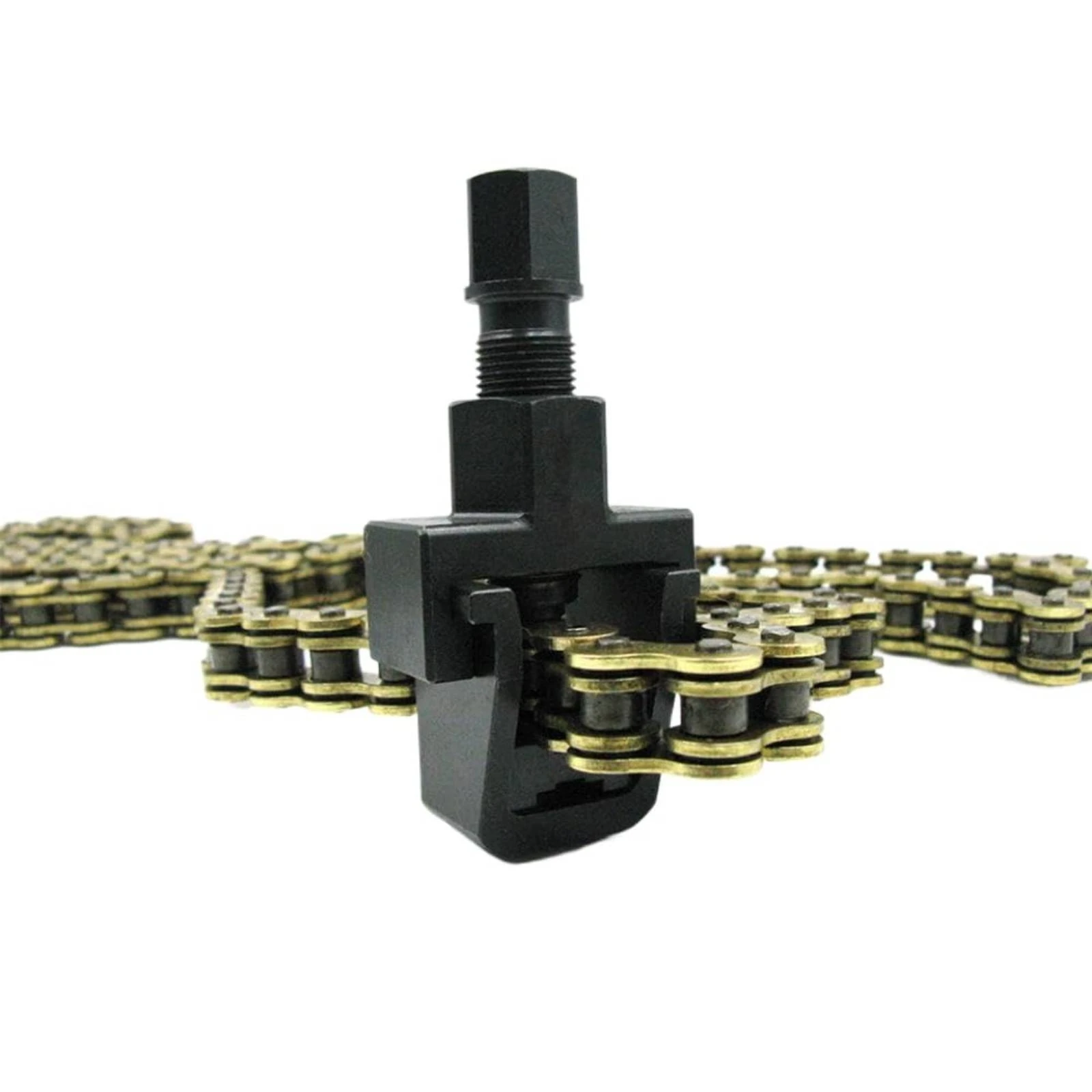 Motorcycle Chain Tool Easy to Use Motorcycle Chain Breaker Repair Tools Heavy Duty Corrosion Resistant for Mechanics, Garage view 3