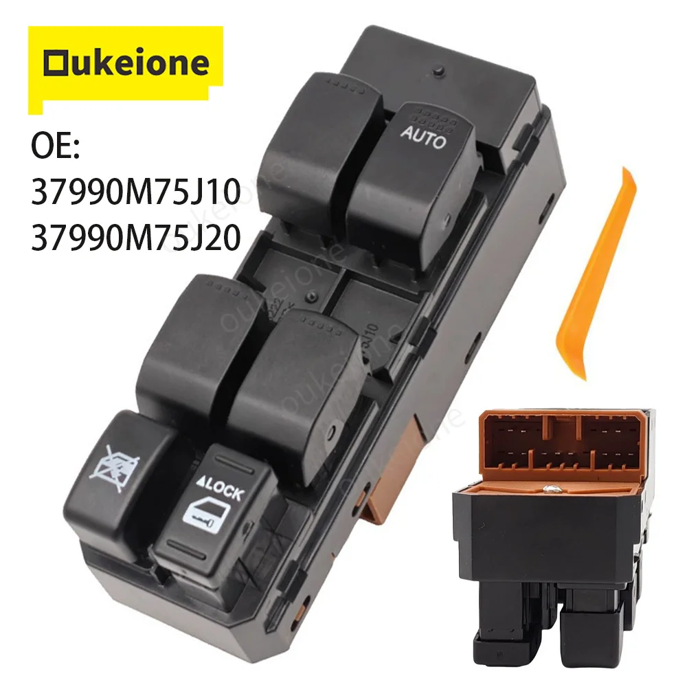 For Suzuki Maruti Swift Front Right Driver Side Window Control Switch Button 12Pins 37990M75J10 37990M75J20 Car Accessories