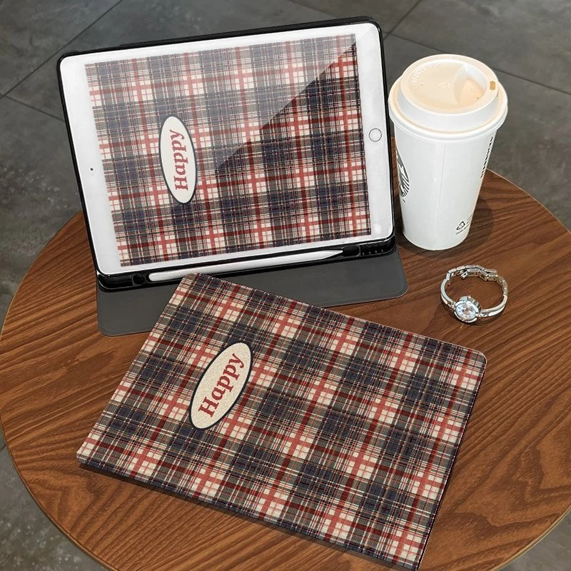 

Tablet Cover for IPad 10th Gen Case 10.2 7th 8th 9th Gen IPad 2017 10.5 Inch Pro 11 2nd 3rd 4th Air 5th 4th 10.9 Striped Plaid