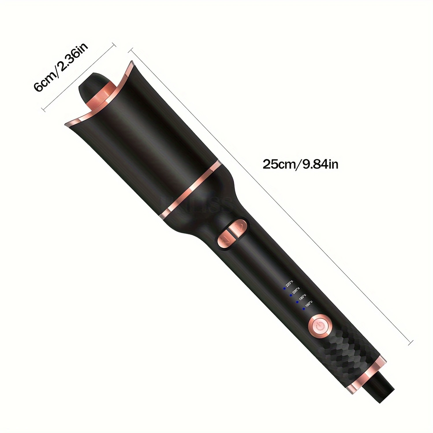 StylishWomen Professional Ceramic Hair Curler Wand with Rotating Barrel for Effortless and Salon-quality Waves, Automatic Hair C