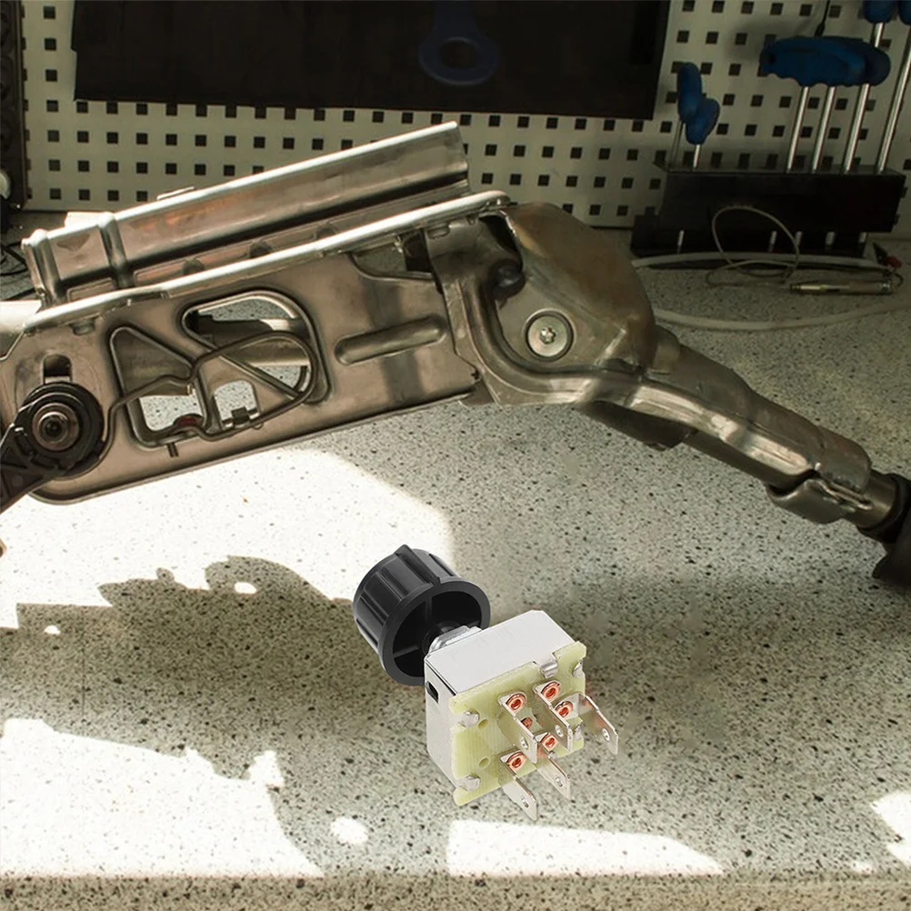 

2Pcs Universal Air Conditioning Blower Switch 3-Speed Rotary Control Metal Replacement for Cars Air Conditioning Blower Switch