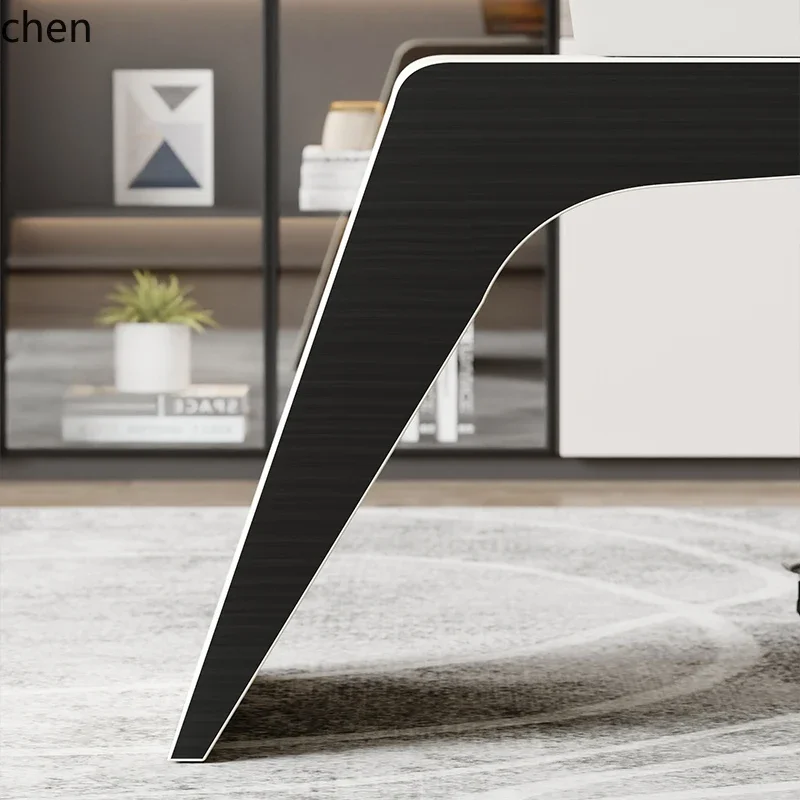 H5.25 simple modern study single desk home advanced office desk and chair combination
