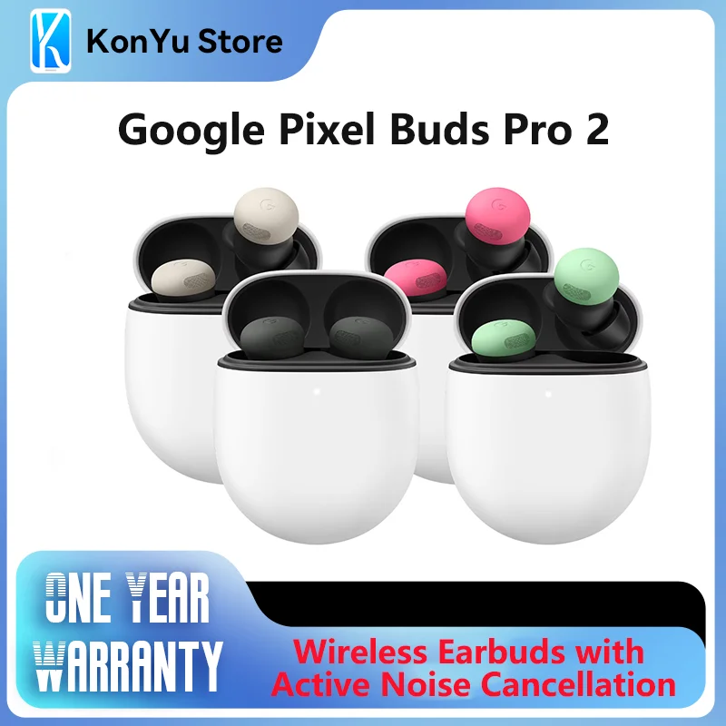 Brand New Google Pixel Buds Pro 2 - Wireless Earbuds with Active Noise Cancellation – Bluetooth Headphones