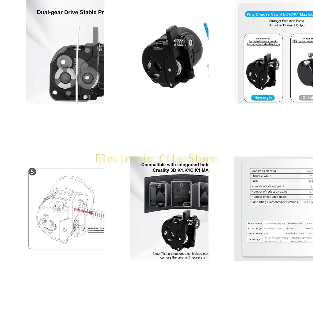 

Двойной экструдер с двойной передачей бесшовно