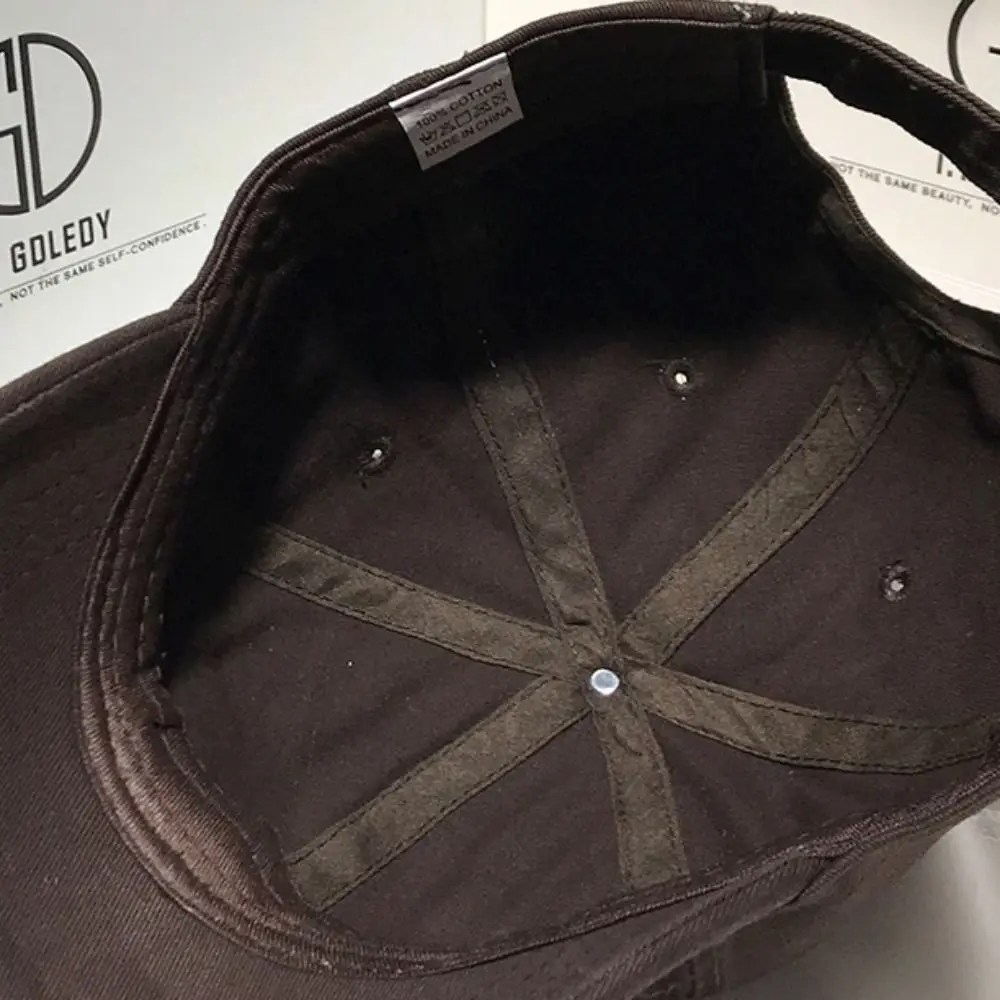 أزياء مطرزة خطابات قبعة بيسبول قابل للتعديل كسر قبعة الشمس تنوعا الاتجاه بلغت ذروتها قبعة