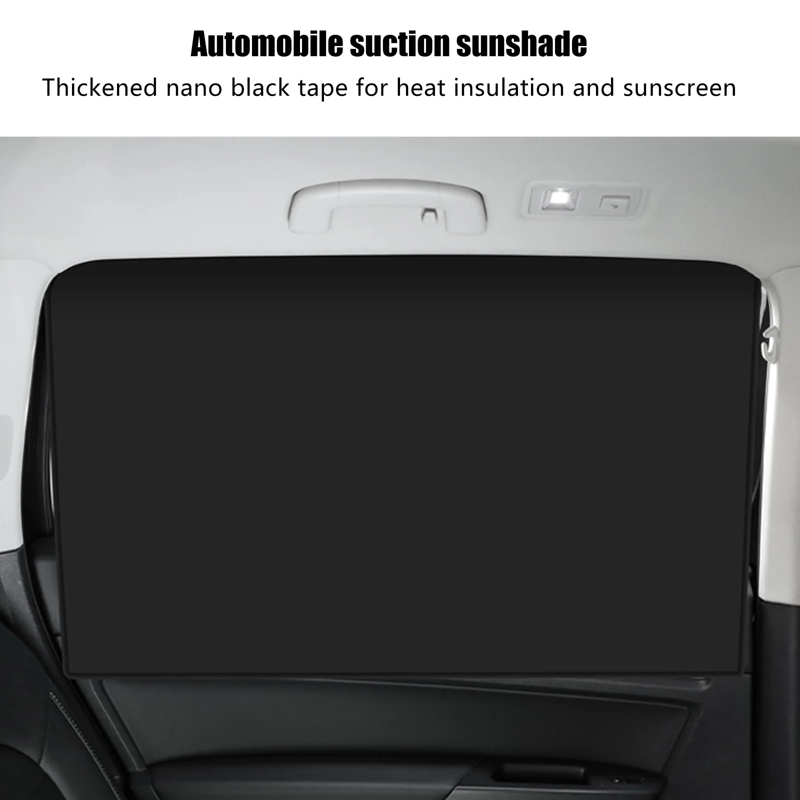 Magnetic Car Side Window Sunshade Cover Sun Visor Summer Protection Window Curtain for Front Rear Black Auto Accessories