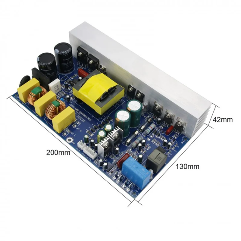 B34B-1000W Class D Power Amplifier Board Mono Power Amp Board With Switching Power Supply