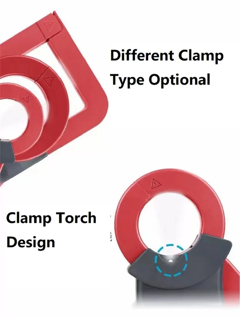 Imagem -05 - Lithium Battery Clamp Current Meter Etcr6640 ac 0.00ma300a ac Clamp Tecnologia ct Exclusivo Blue-dente Blindagem Magnética