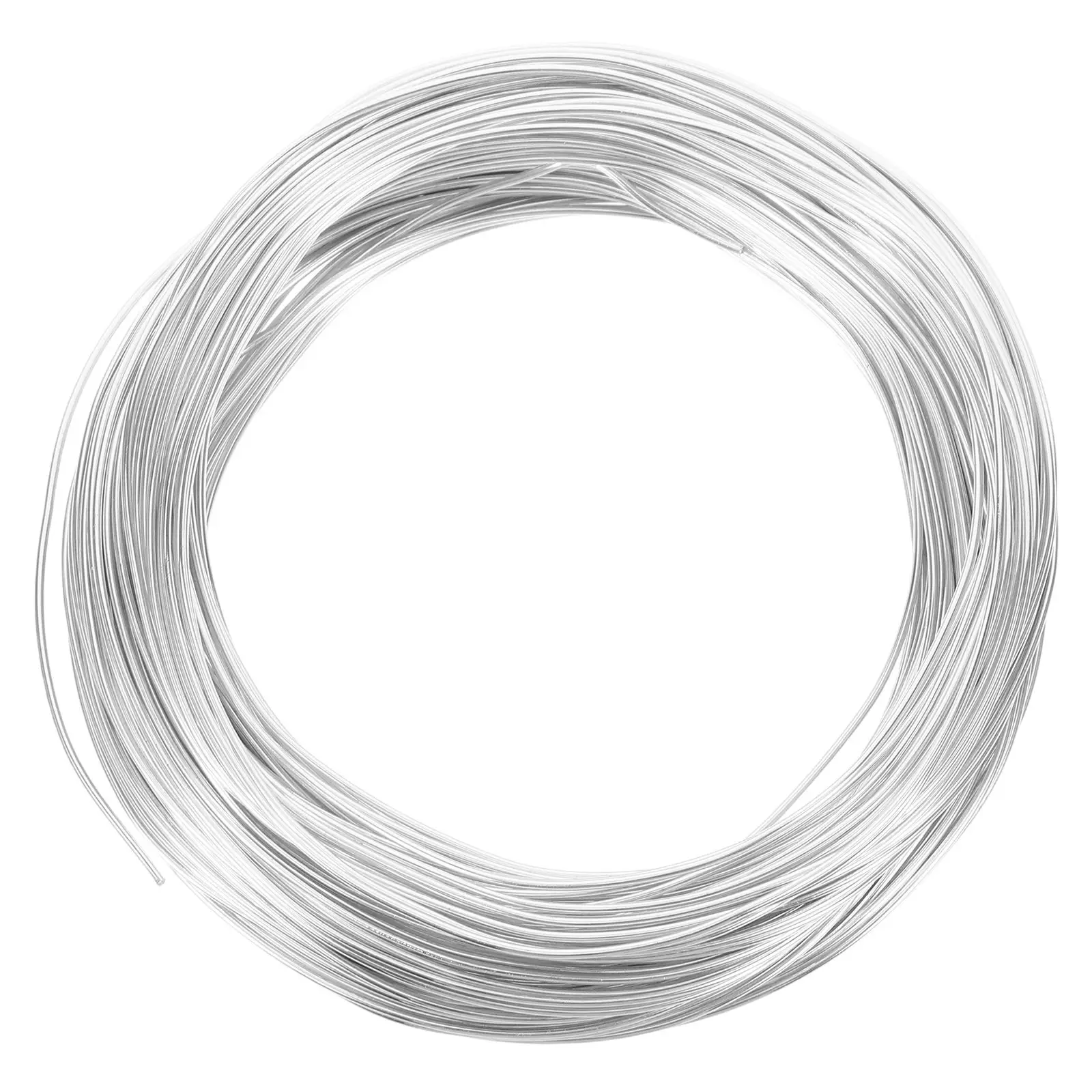 

Aluminum Wire Bracelet Circles for Crafts Jewelry Making Lightweight Durable Smooth Thick Silver Florist Beading Gardening