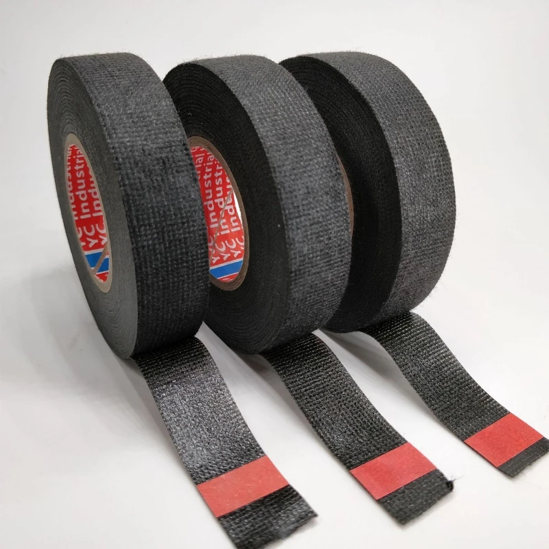 Heat-resistant Cloth Fabric Tape Automotive Cloth Tapes Wrapping Decoration for Transformers Motor Coils Capacitors Wrap