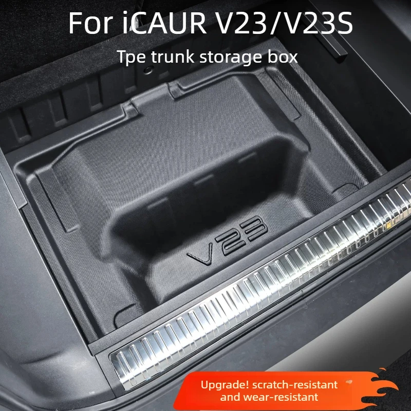 Für Chery ICAUR V23 2025-2026 Kofferraummatte Aufbewahrungsbox Schutz-Kofferraumbox Super-Modifikation Auto-Zubehör Interieur