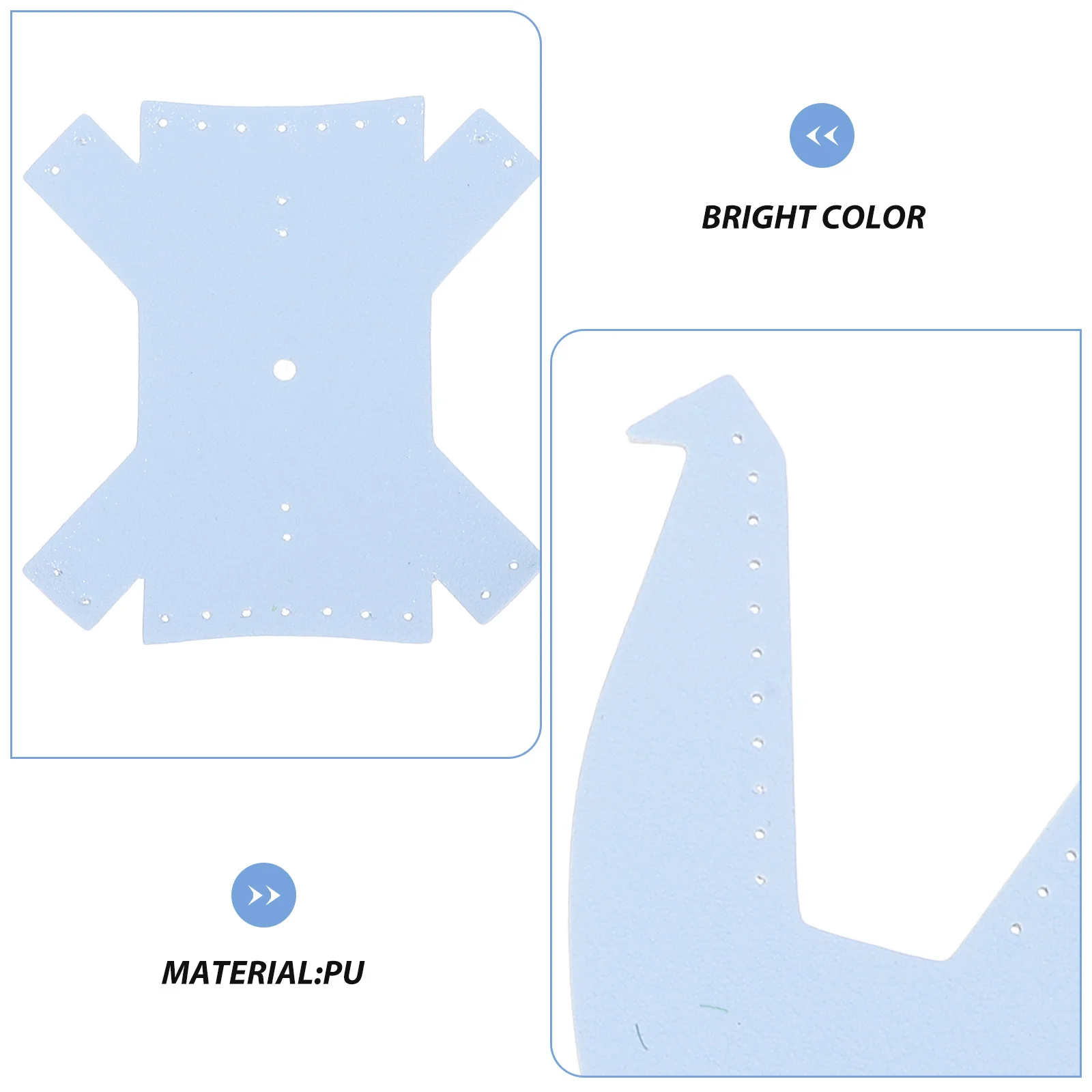 

1 set 1 Set Diy Crane Pendant Kit Pre-Punched Pu Sheets For Car Interior Decor Crafting Supplies Birthday Christmas Gift