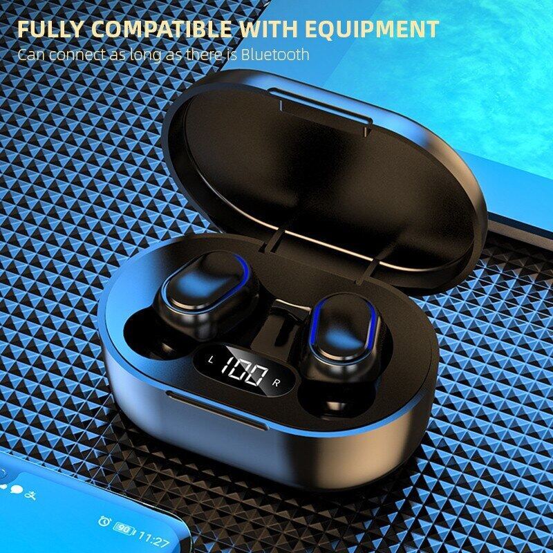  TWS Wireless Headset Bluetooth 5.0 LED Display Earphones Sport Earbuds Headphone Waterproof